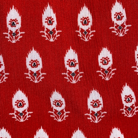 Red Patterned Sundress - Picture 3 of 3